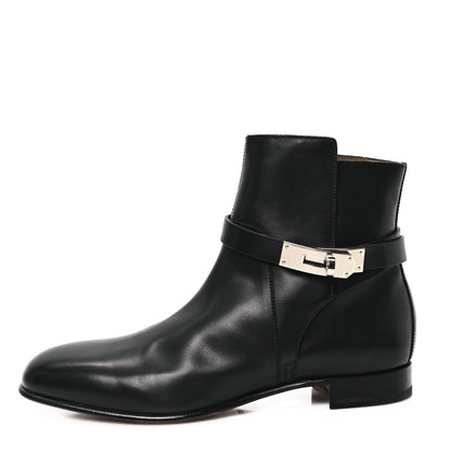 Hermes Calfskin Neo Ankle Boots 37 Black 1 of 10