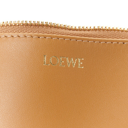 Loewe Shiny Calfskin Puzzle Fold Pouch Warm Desert 7 of 10