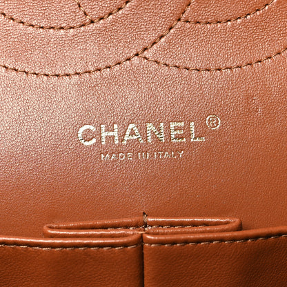 Chanel Lambskin Quilted Jumbo Double Flap Brown 6 of 12