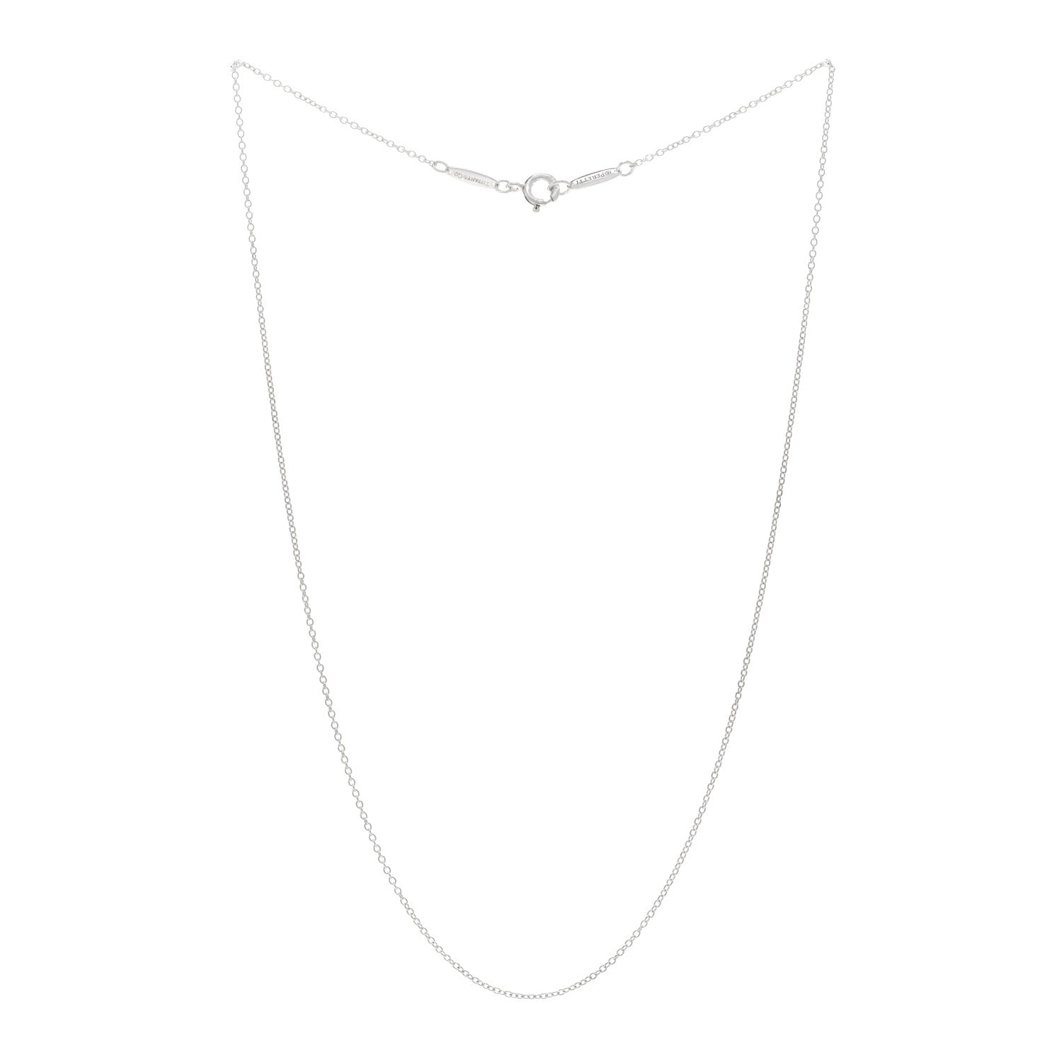Tiffany Sterling Silver Chain Necklace 16" 3 of 4