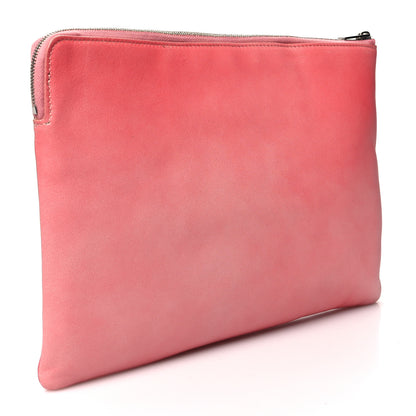 Celine Cloudy Lambskin Solo Zip Pouch Pink 3 of 11
