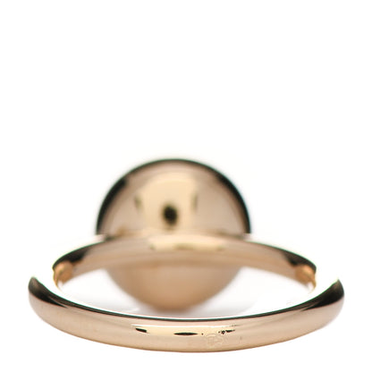 Louis Vuitton 18K Yellow White Gold Diamond B Blossom Ring 52 6 4 of 5
