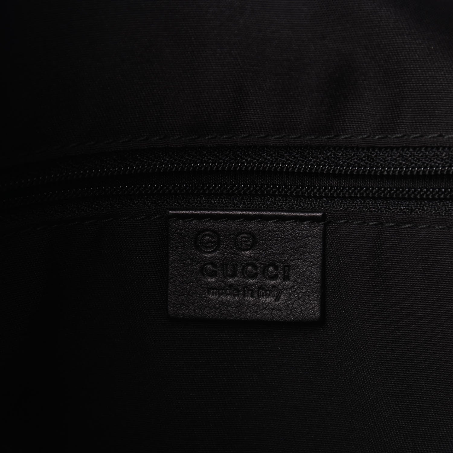Gucci Guccissima Hobo Shoulder Bag Black 6 of 9