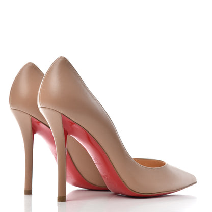 Christian Louboutin Nappa Apostrophy 100 Pumps 36 Nude 4 of 10