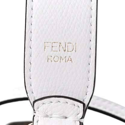 Fendi Vitello Cruise F is Fendi Mini Mon Tresor Bucket Bag Optical White 10 of 13