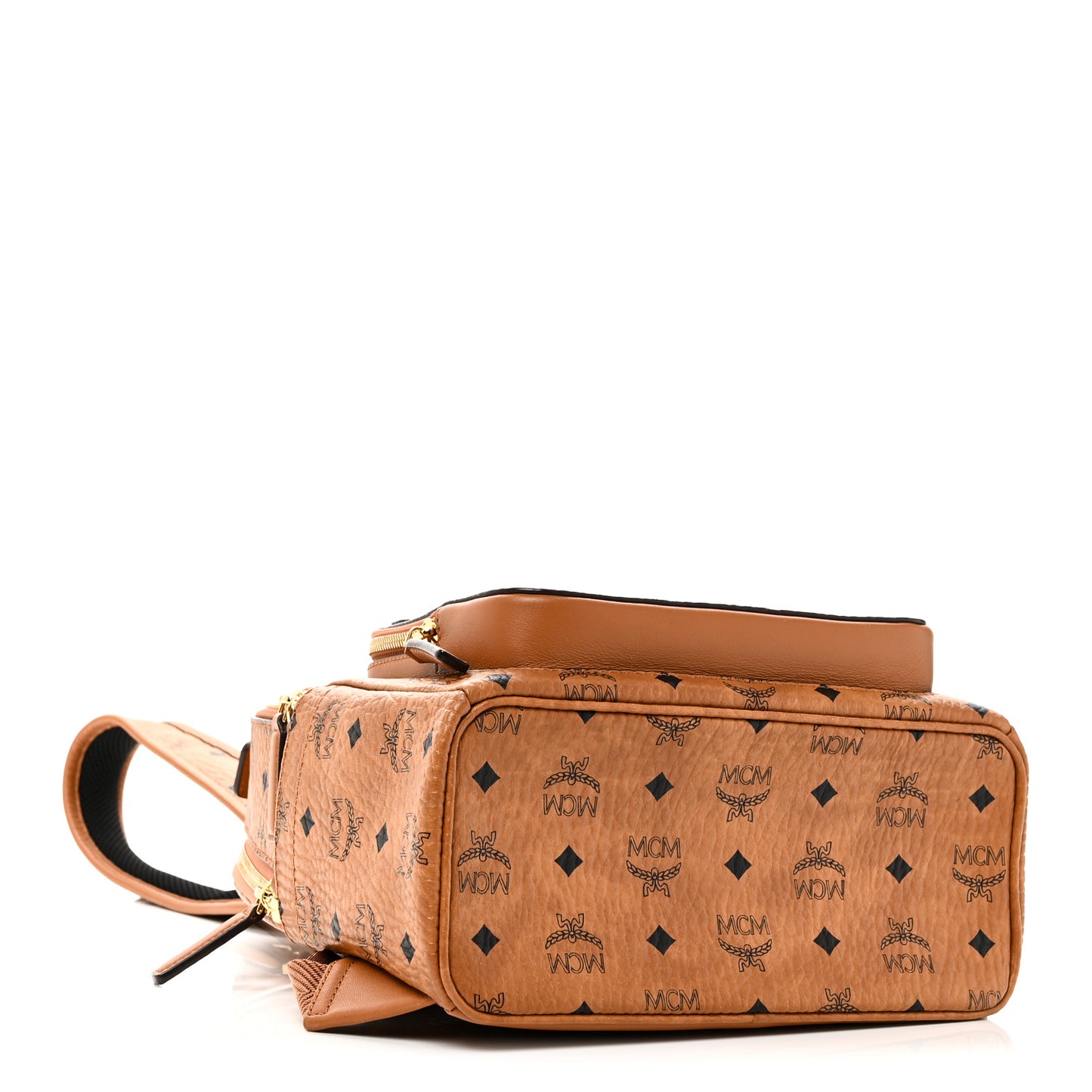 Visetos Mens Medium Stark Backpack Cognac