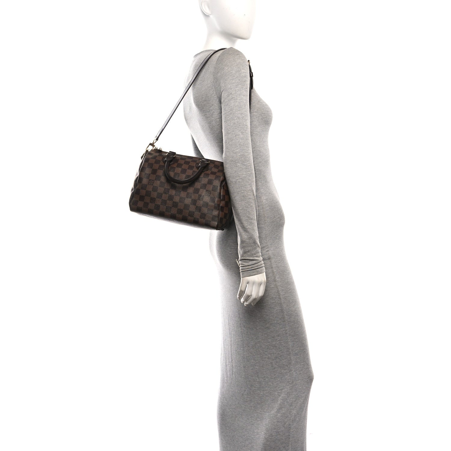 Louis Vuitton Damier Ebene Speedy Bandouliere 25 2 of 10