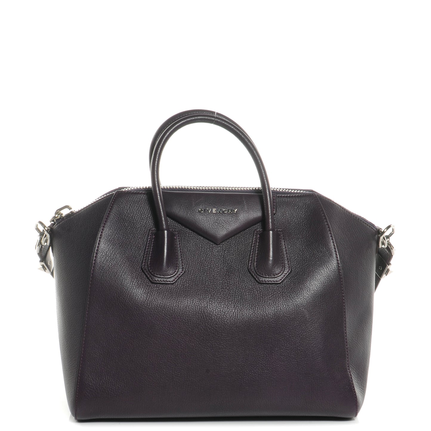 Goatskin Medium Antigona Aubergine