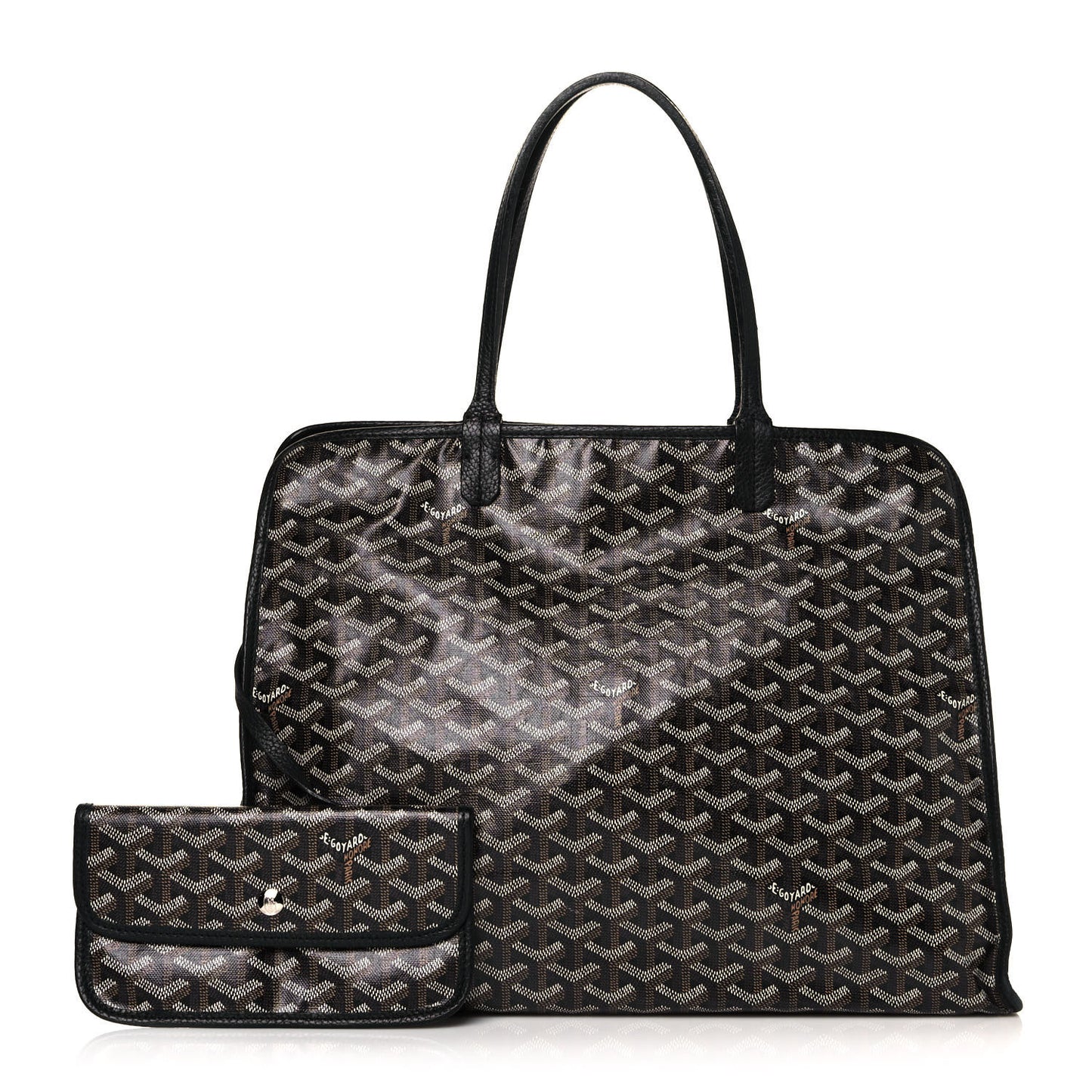 Goyardine Sac Hardy Pet Carrier PM Black