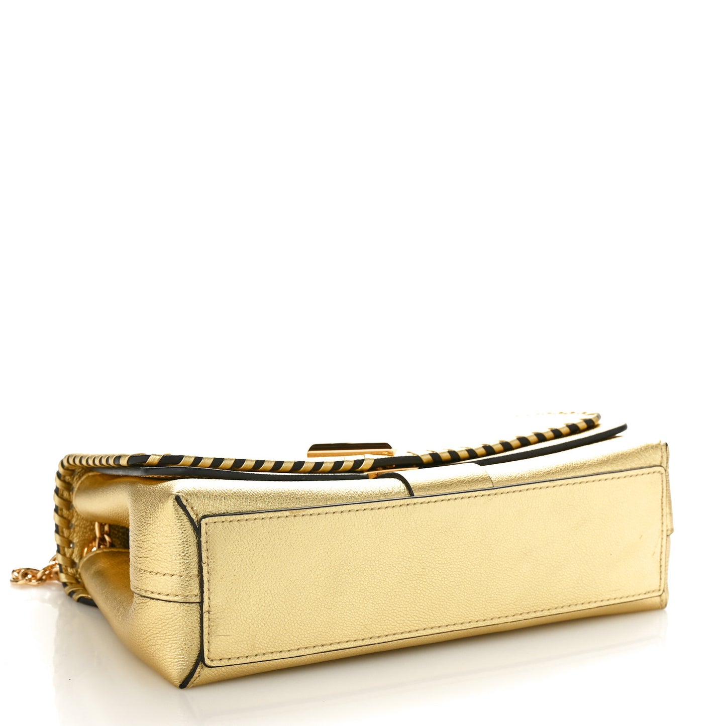 Cuir Plume Ecume Very Chain Bag Gold