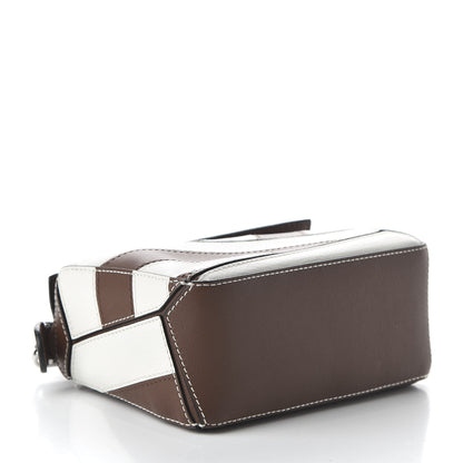 Loewe Calfskin Rugby Mini Puzzle Bag Brunette Soft White 4 of 9