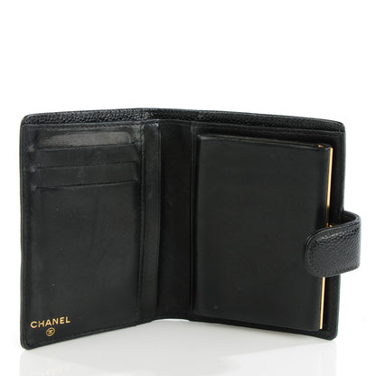 Chanel Caviar Bi-fold Timeless CC Wallet Black 5 of 9