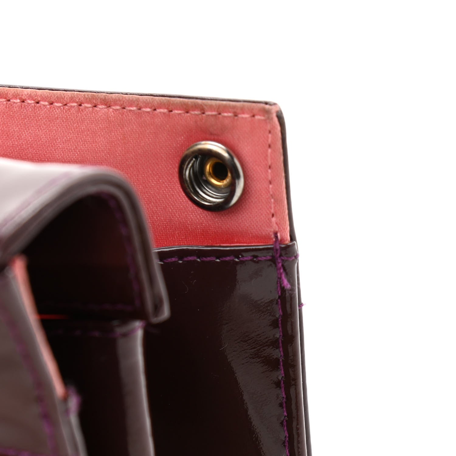 Chanel Patent Chocolate Bar Baguette Red 12 of 12