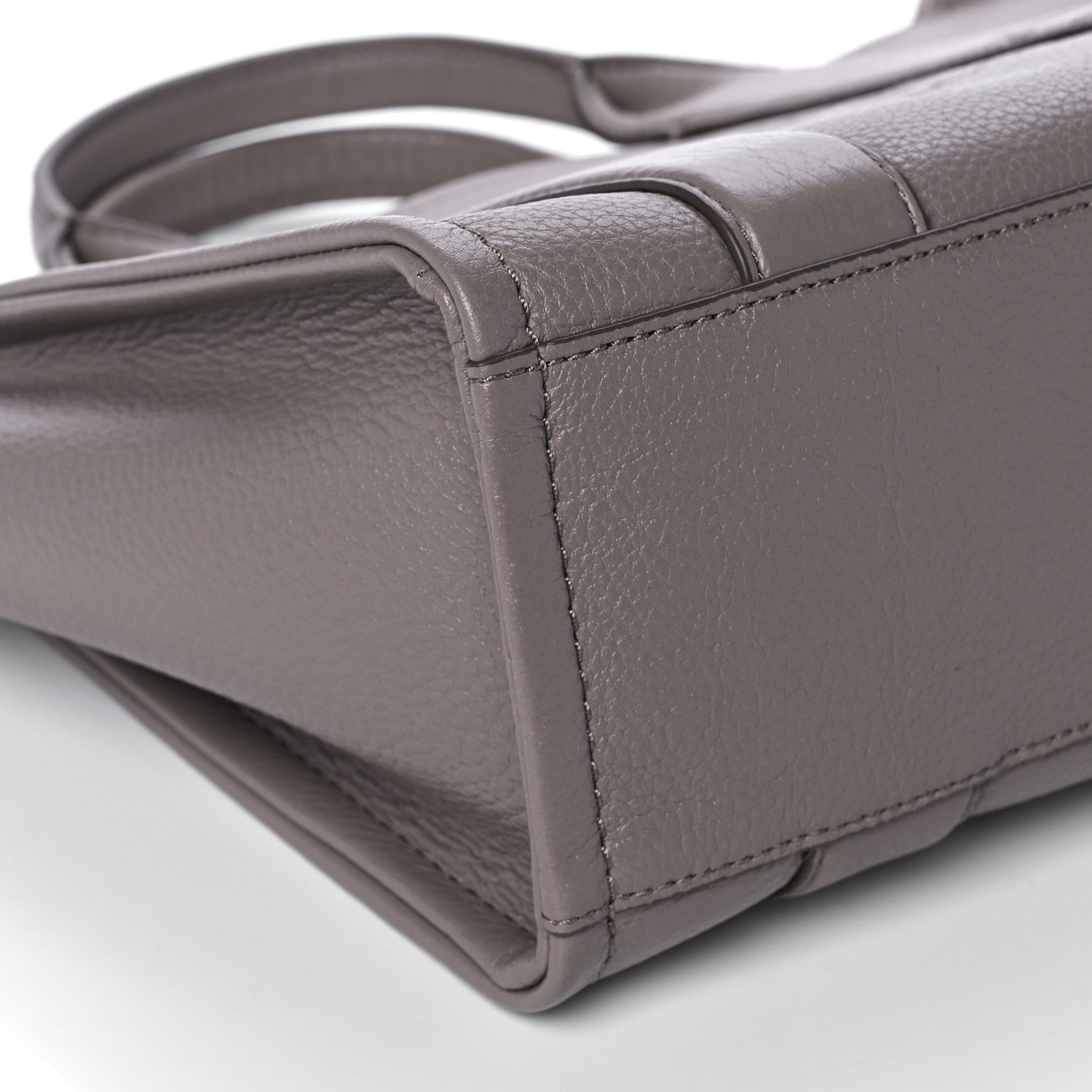 Marc Jacobs Grained Calfskin Small The Tote Bag Taupe 9 of 10