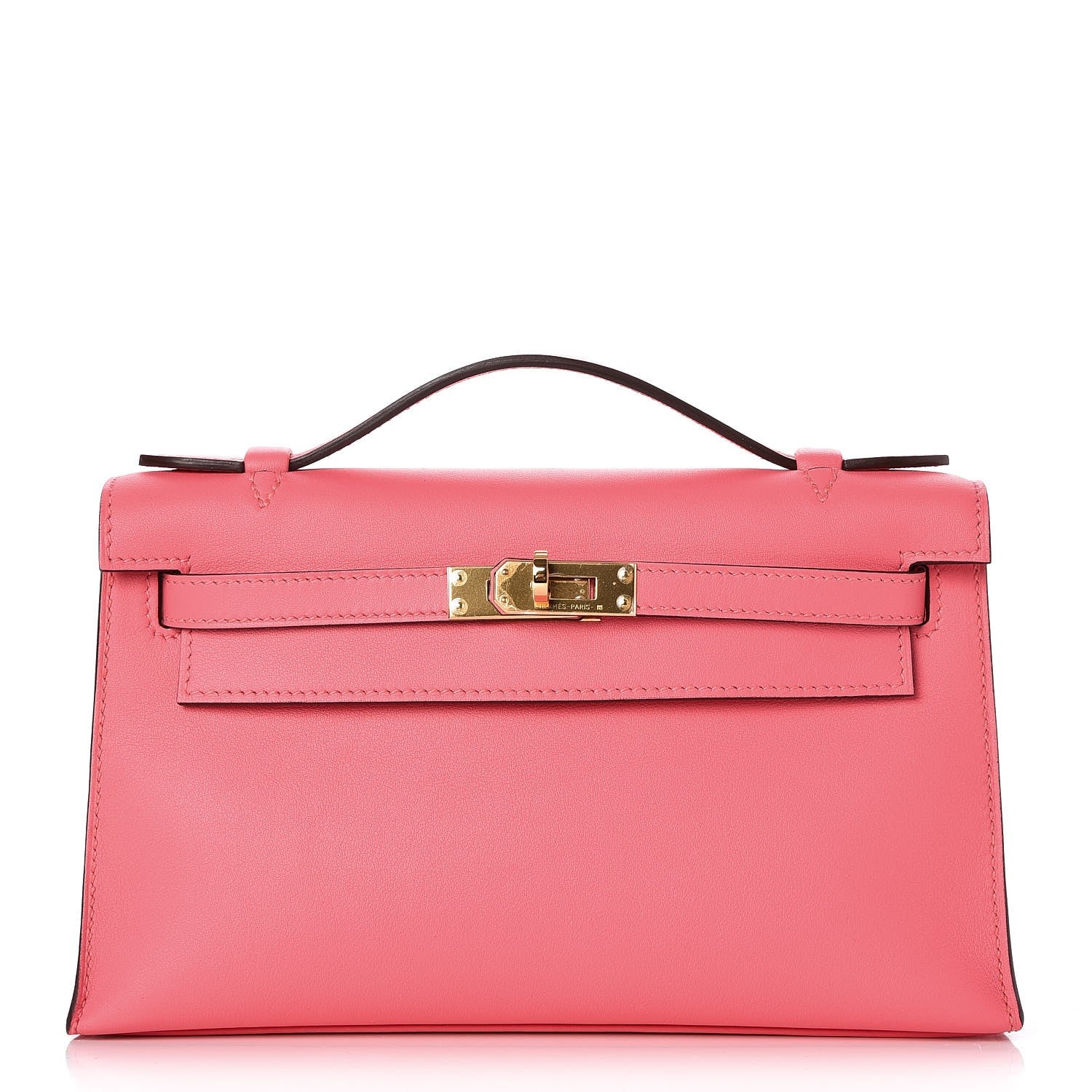 Hermes Swift Kelly Pochette Clutch Rose Azalee 1 of 21