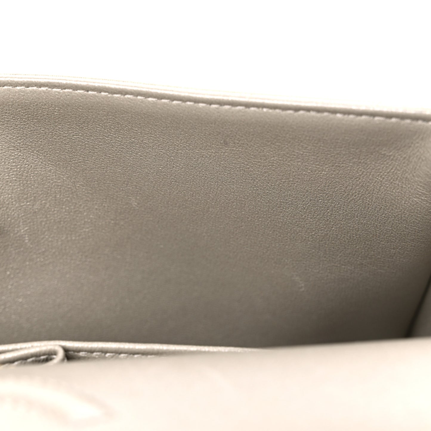 Metallic Lambskin Quilted Medium Double Flap Gold