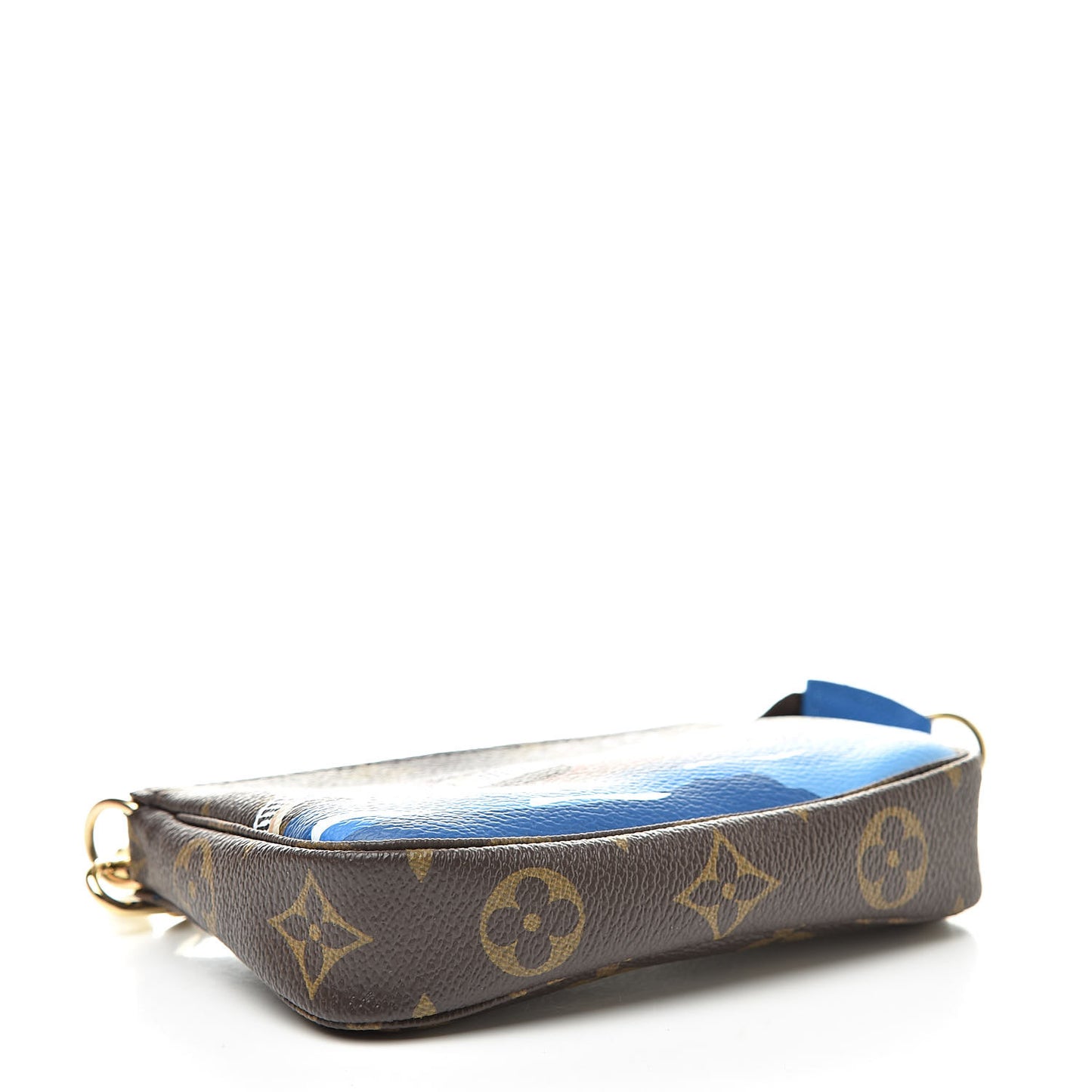 Monogram 2019 Christmas Animation Mini Venice Pochette Accessories Blue