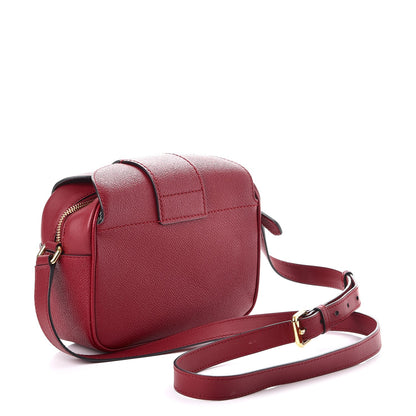 Burberry Soft Grain Calfskin Small Buckle Zip Bag Parade Red 3 of 12
