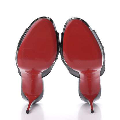 Christian Louboutin Rete Nappa Specchio Violas 100 Mule 36 Black 5 of 7