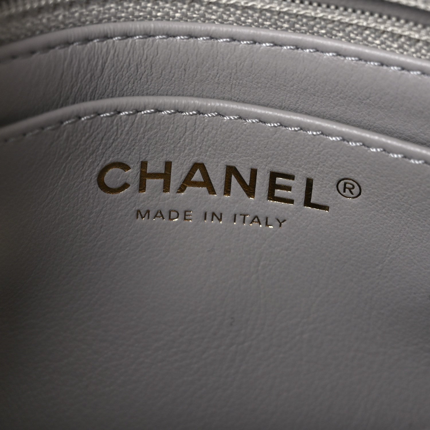 Chanel Lambskin Quilted Mini Pearl Crush Flap Light Grey 6 of 9