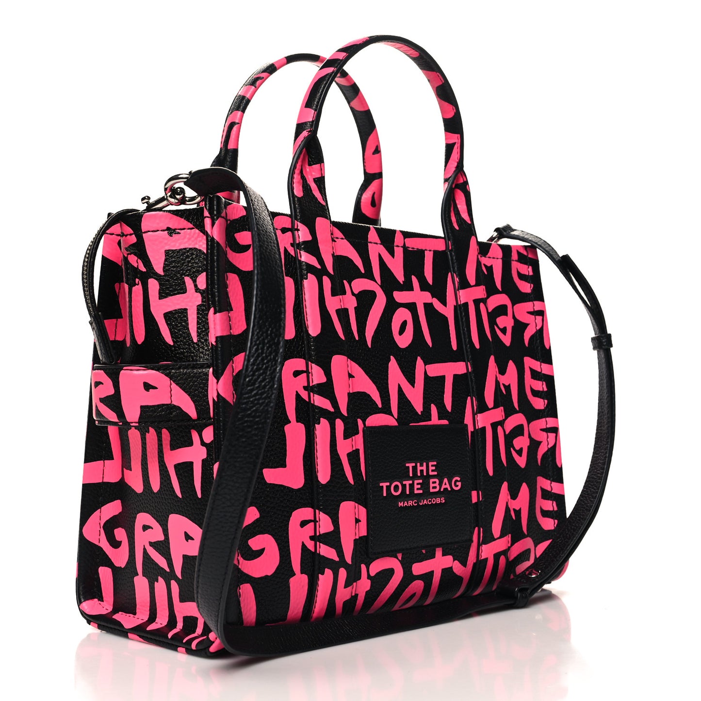 X STEPHEN SPROUSE Grained Calfskin Medium The Tote Bag Pink