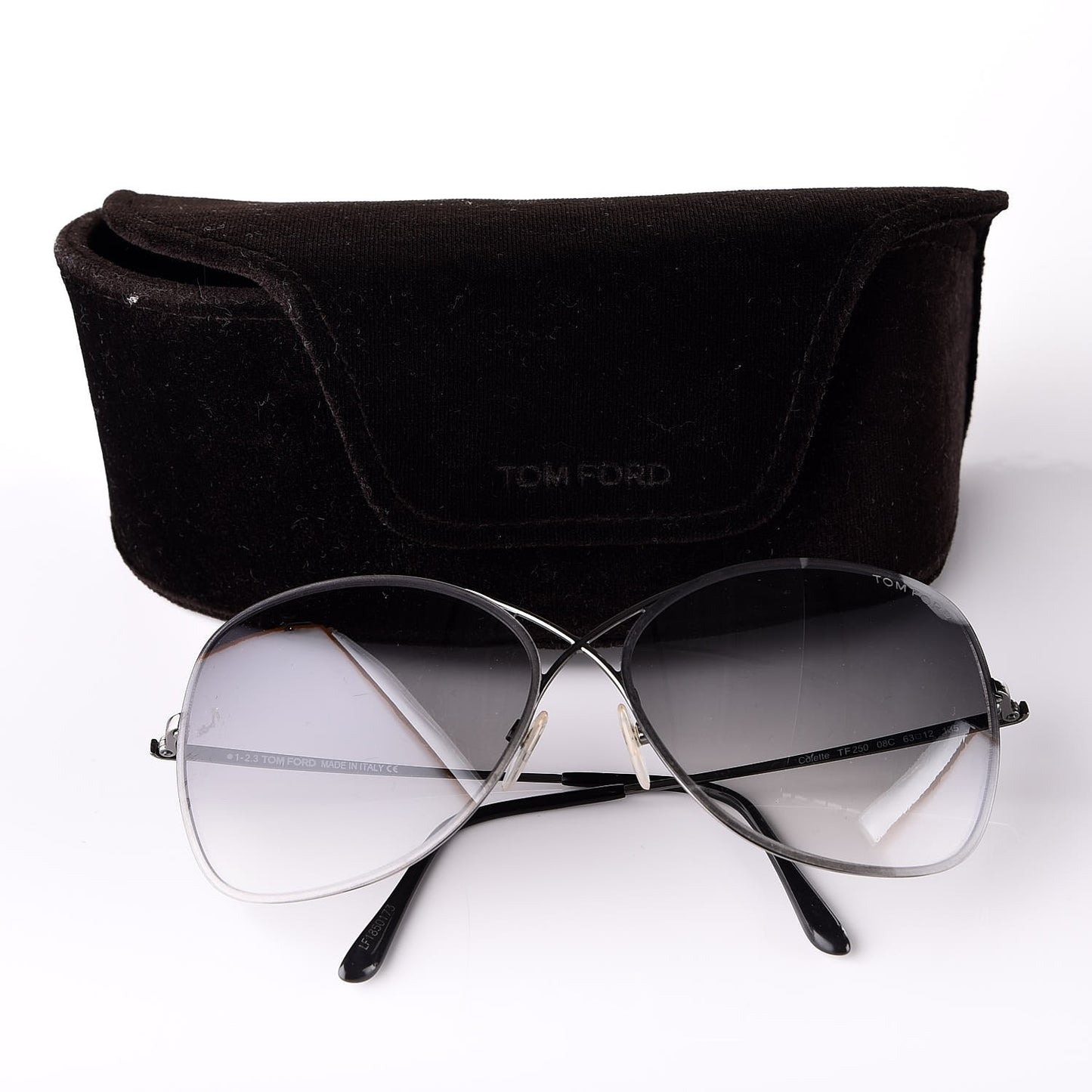 Colette Butterfly Sunglasses TF250 Gunmetal