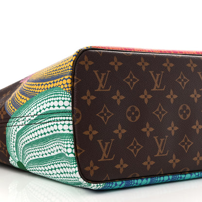 Louis Vuitton LV X YK Monogram Kusama Pumpkin Neverfull MM 9 of 10