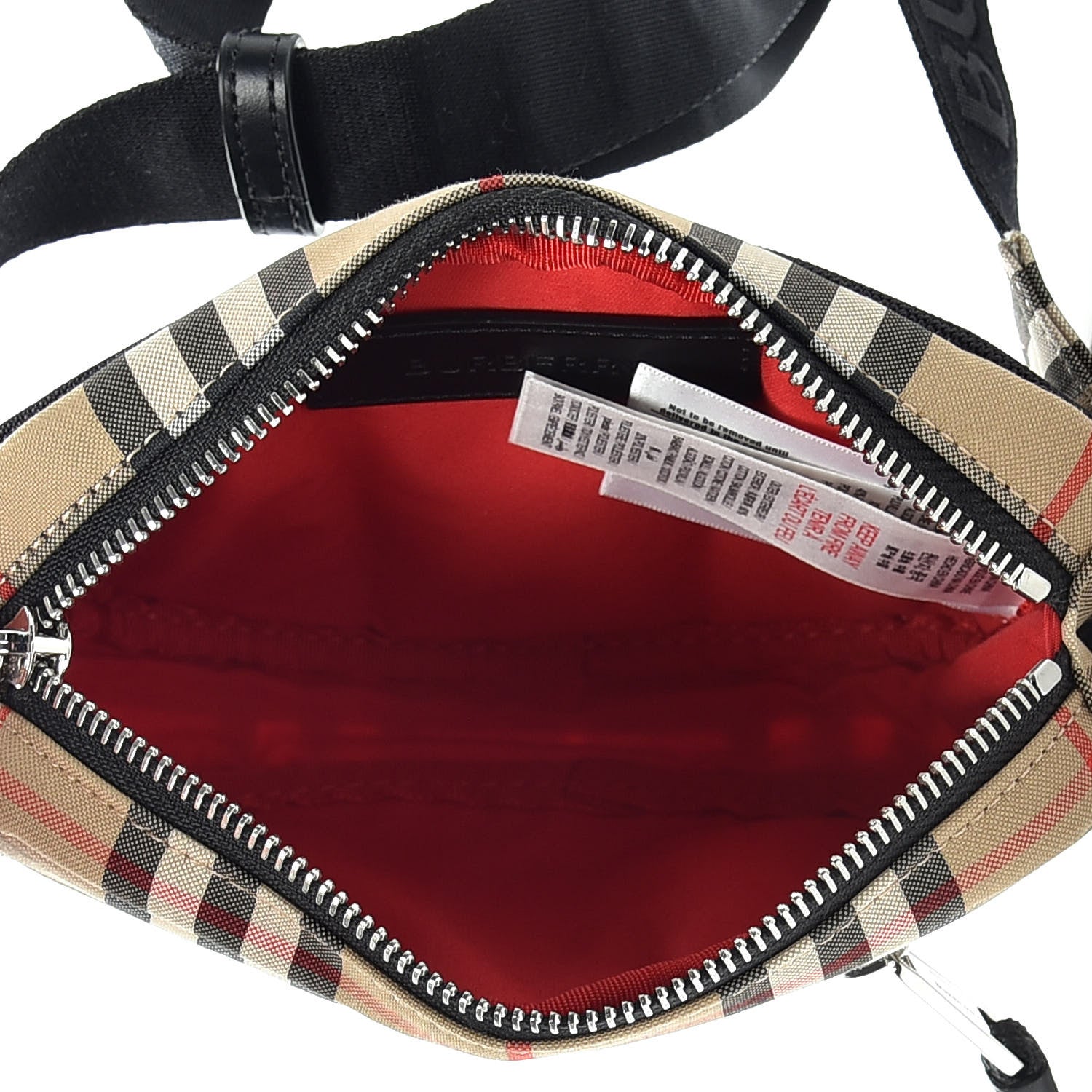 Burberry Nylon Vintage Check Small Cannon Bum Bag Archive Beige 5 of 10