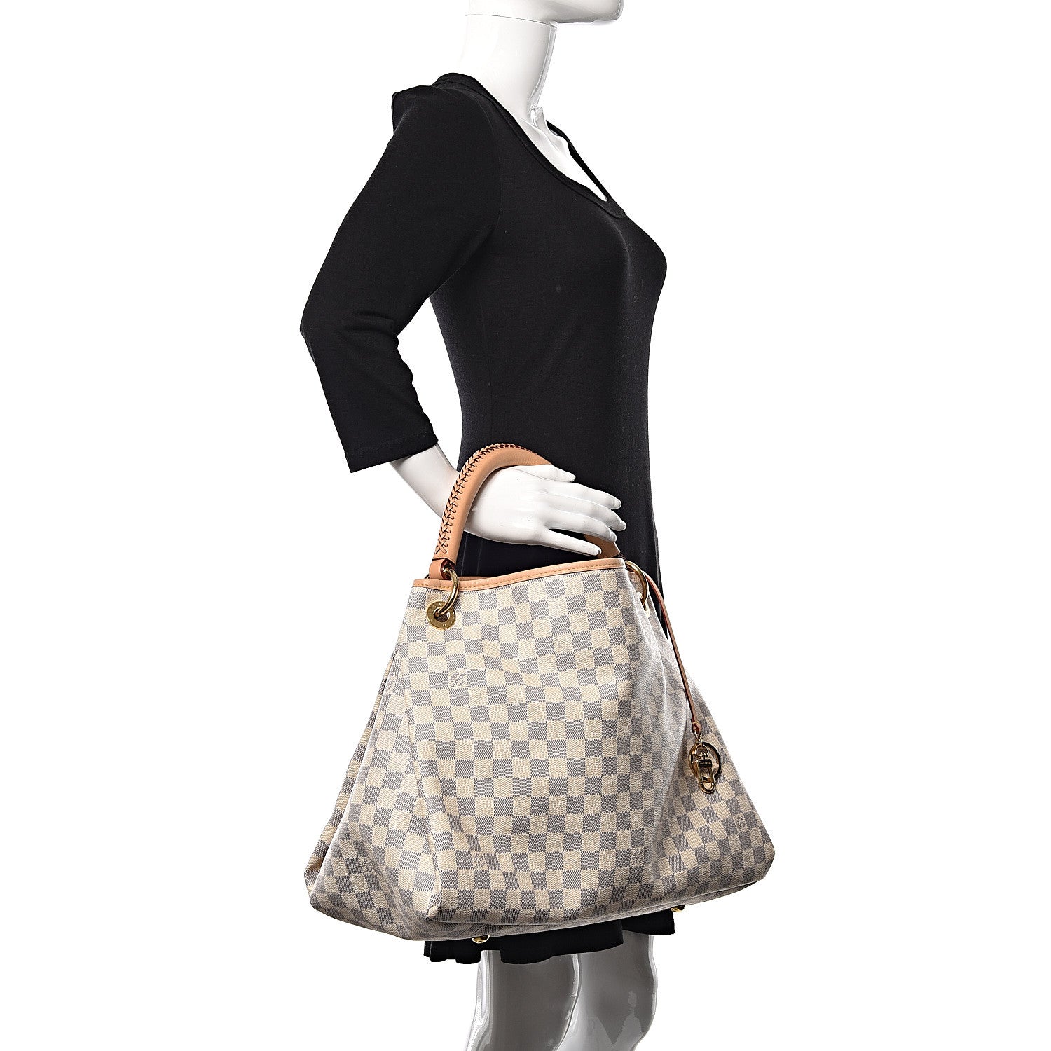 Louis Vuitton Damier Azur Artsy MM 2 of 9