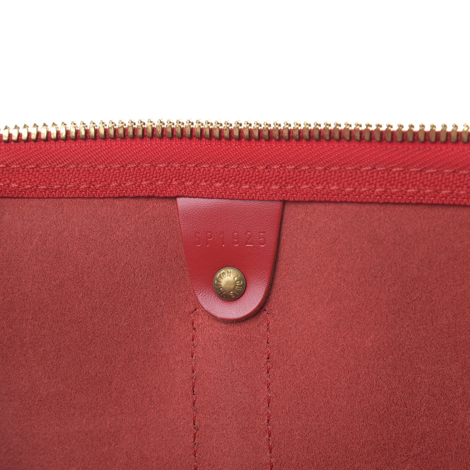 Louis Vuitton Epi Keepall 55 Castillan Red 6 of 15