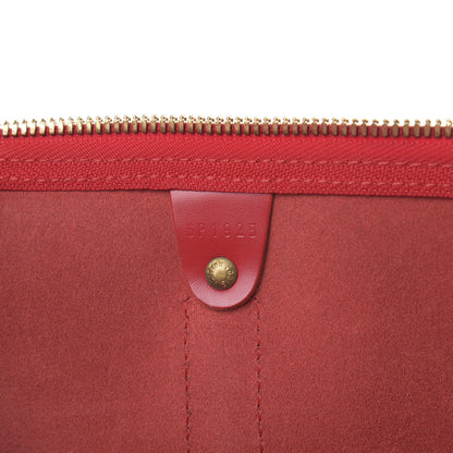 Louis Vuitton Epi Keepall 55 Castillan Red 6 of 15