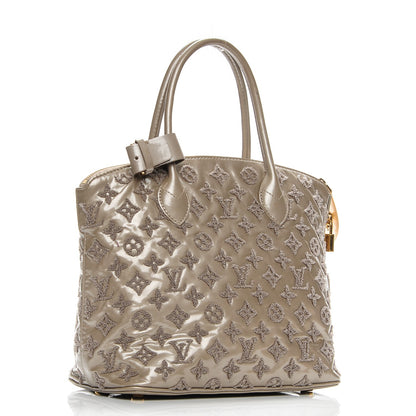 Louis Vuitton Patent Lambskin Fascination Lockit Gris 3 of 11