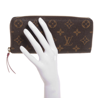 Louis Vuitton Monogram Clemence Wallet Fuchsia 2 of 7