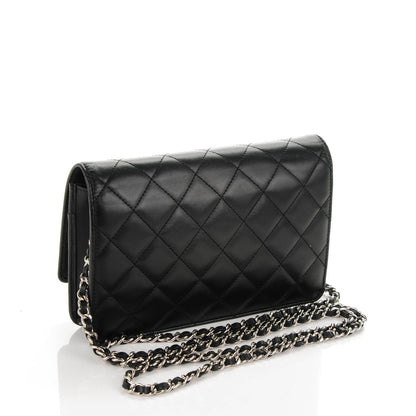 Chanel Calfskin Quilted Cambon Wallet On Chain WOC Black 3 of 8