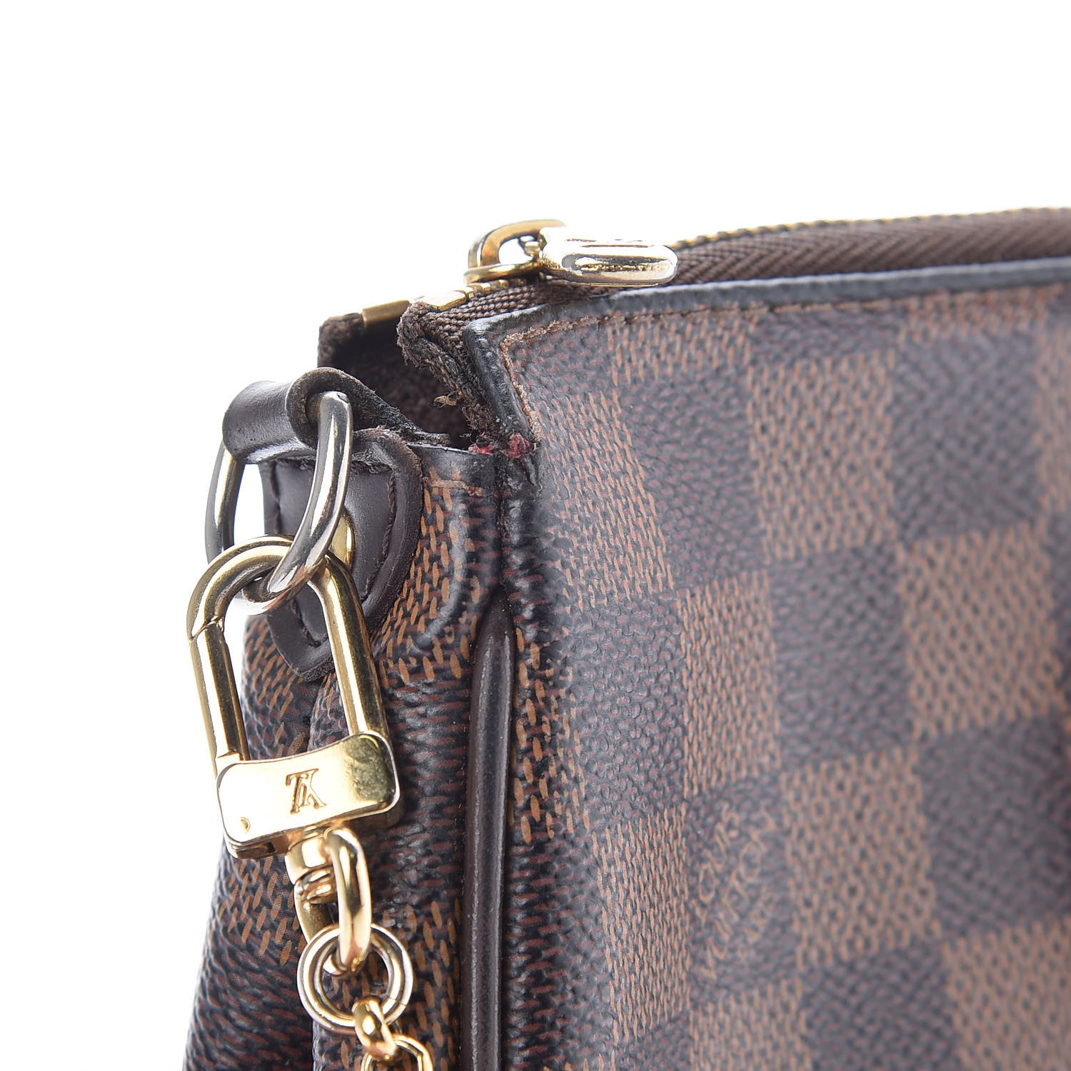 Louis Vuitton Damier Ebene Eva Clutch 12 of 17