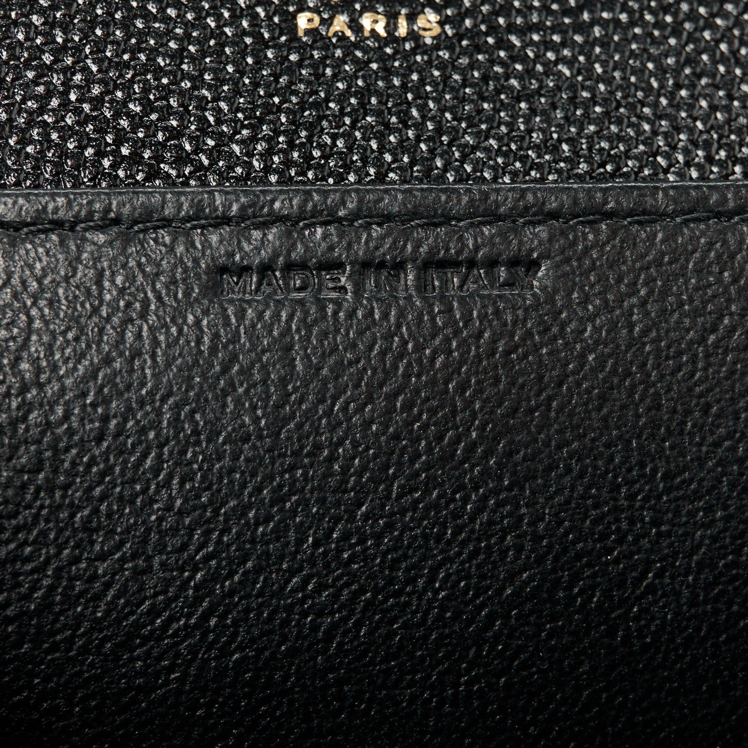 Saint Laurent Grain De Poudre Uptown Chain Wallet Black 10 of 14