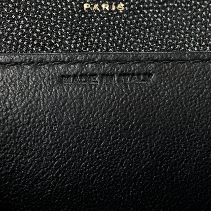 Saint Laurent Grain De Poudre Uptown Chain Wallet Black 10 of 14