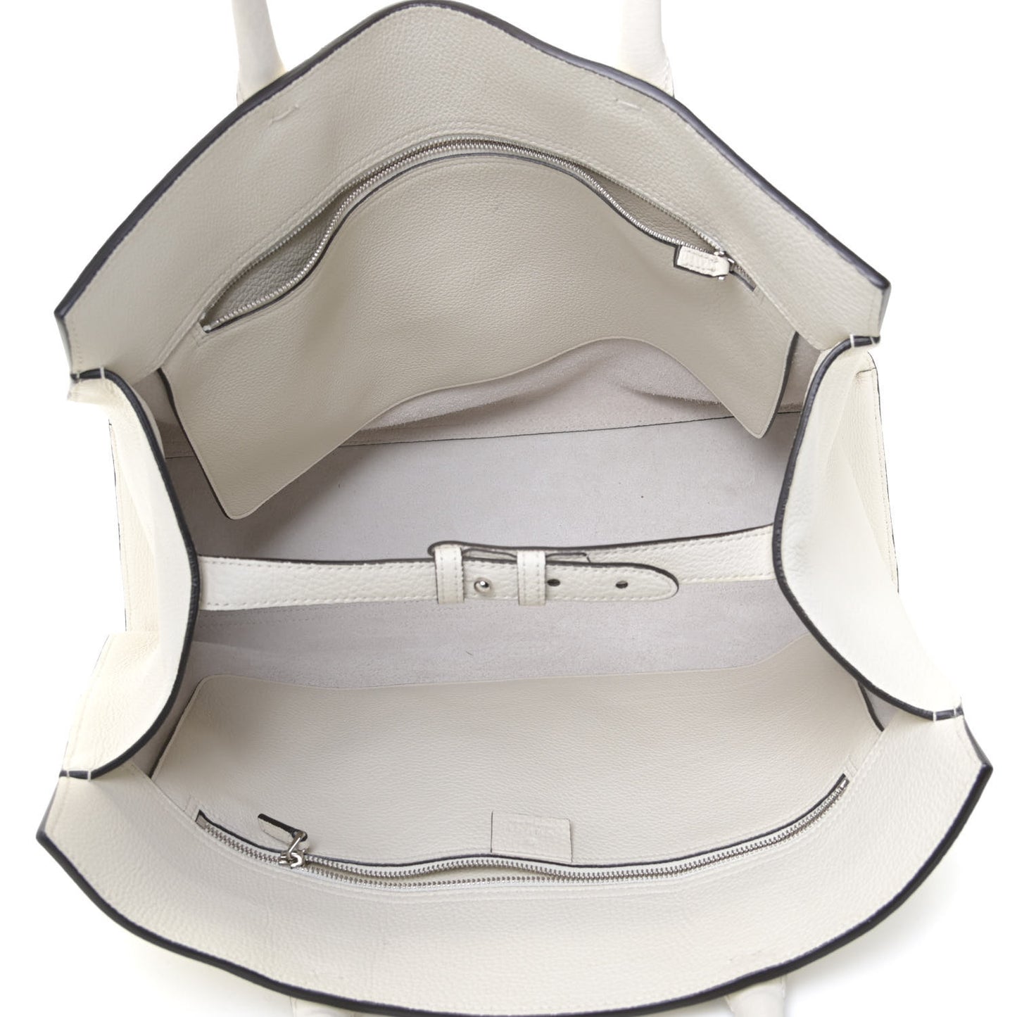 Soft Calfskin Medium Jackie Top Handle Bag Mystic White