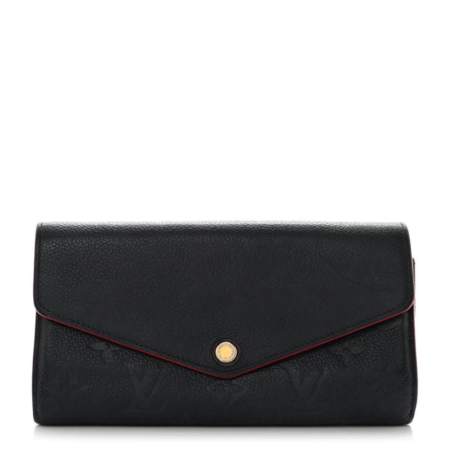 Empreinte Sarah Wallet NM Marine Rouge