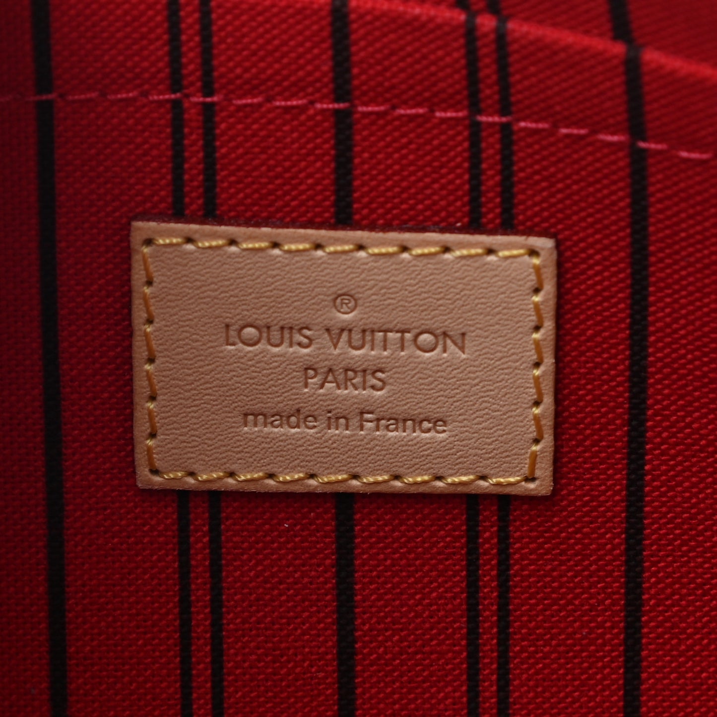 Monogram Neverfull MM GM Pochette Cherry