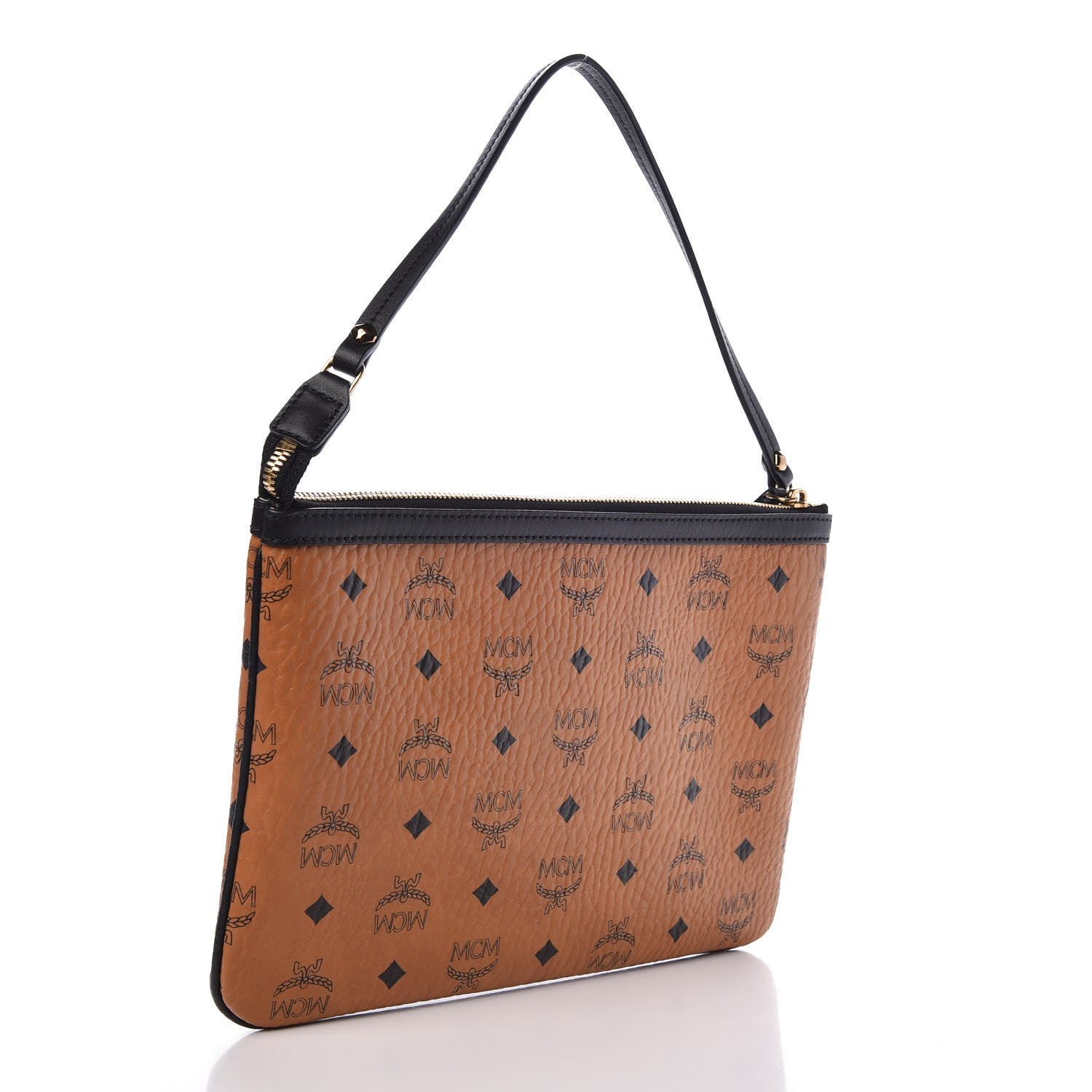 MCM Visetos Project Pochette Cognac 3 of 6
