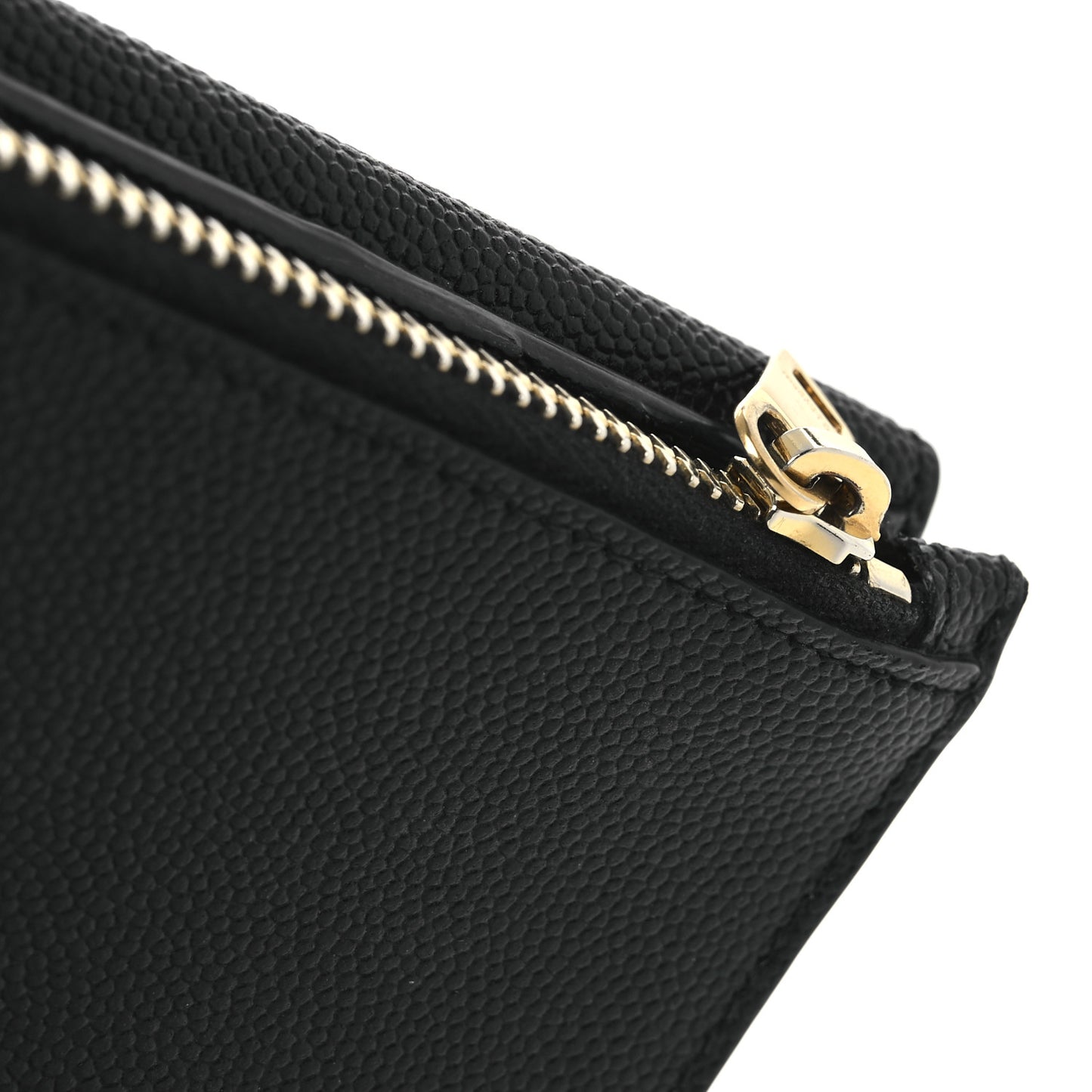 Grain De Poudre Monogram Bi-Fold Wallet Black