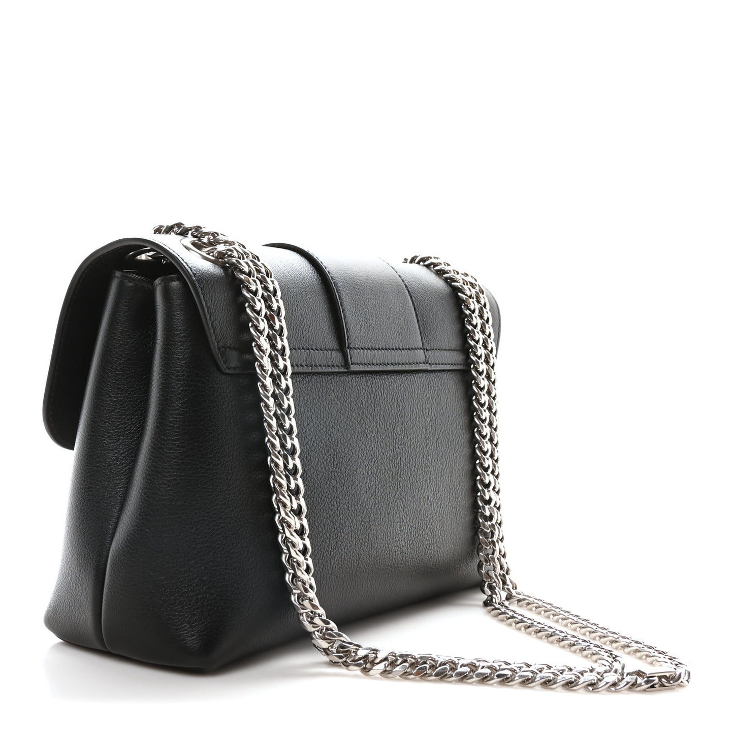 Supple Calfskin Medium Victoire Bag Black