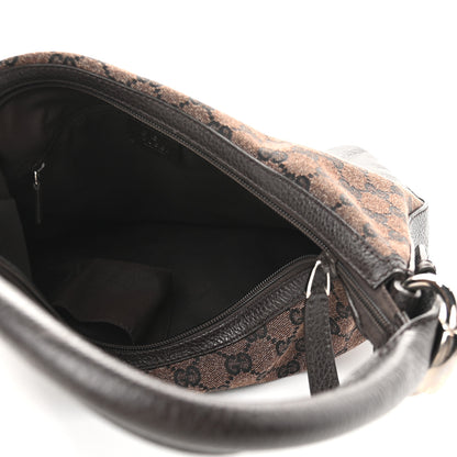 Gucci Monogram Hobo Dark Brown 5 of 9