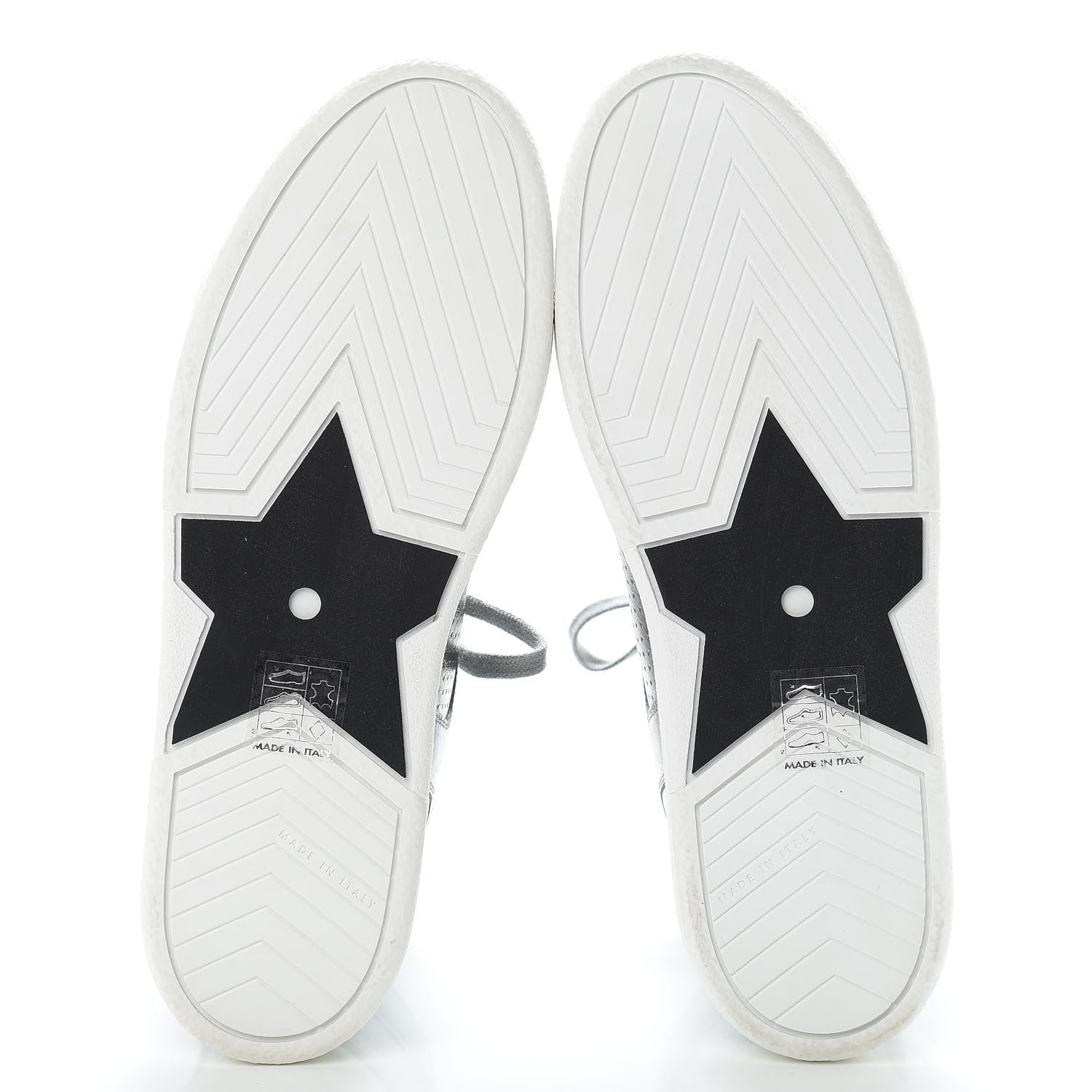 Christian Dior Metallic Calfskin Hip-Dior High Top Sneakers 39 Steel 5 of 14
