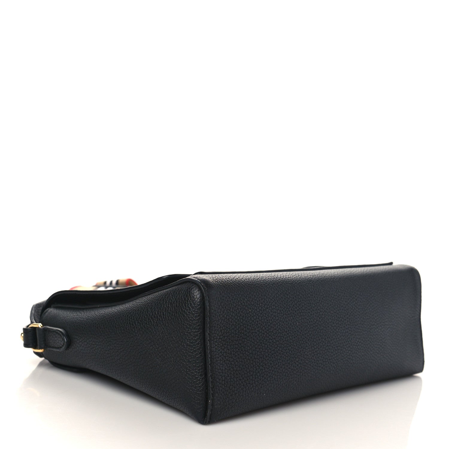 Burberry Grainy Calfskin Note Crossbody Bag Black 4 of 7