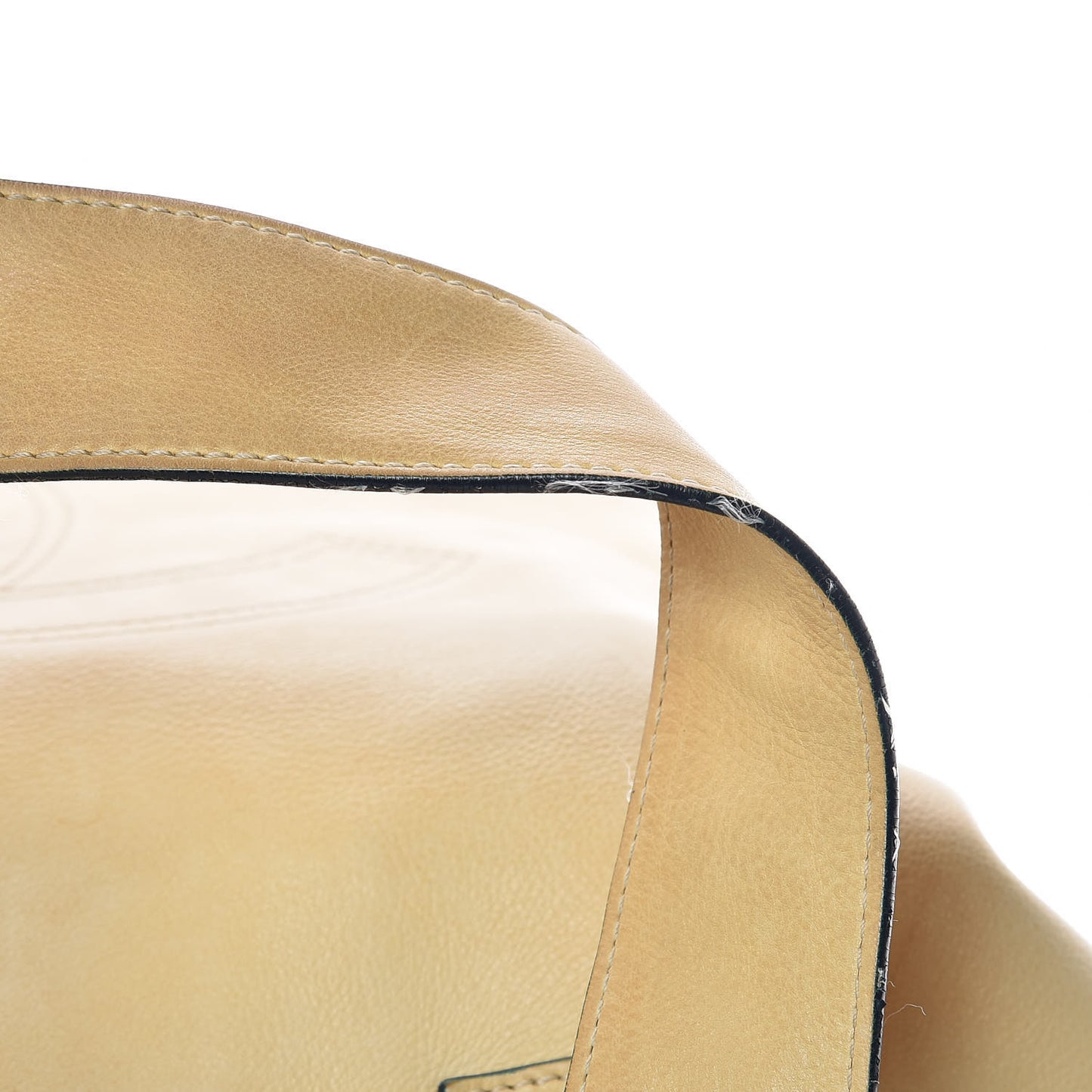 Lambskin Edgy Tote Beige