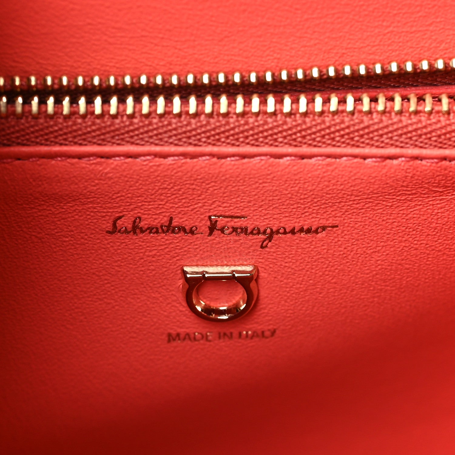 Salvatore Ferragamo Smooth Calfskin Small Boxyz Orange 6 of 8