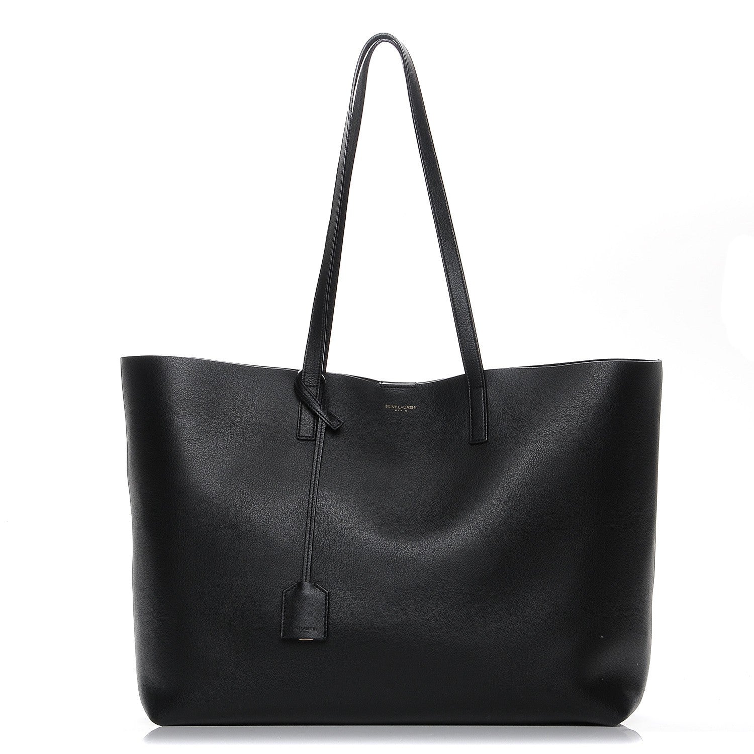 Saint Laurent Calfskin Large Shopping Tote Black 1 of 9