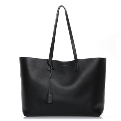 Saint Laurent Calfskin Large Shopping Tote Black 1 of 9
